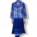 Fair Lady’s New Fashionable Shalwar Kameez with Cotton Indigo Print and tie dye along with Tie Dye Cotton Dupatta